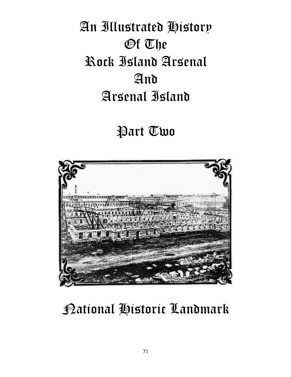 An Illustrated History of the Rock Island Arsenal and Arsenal Island