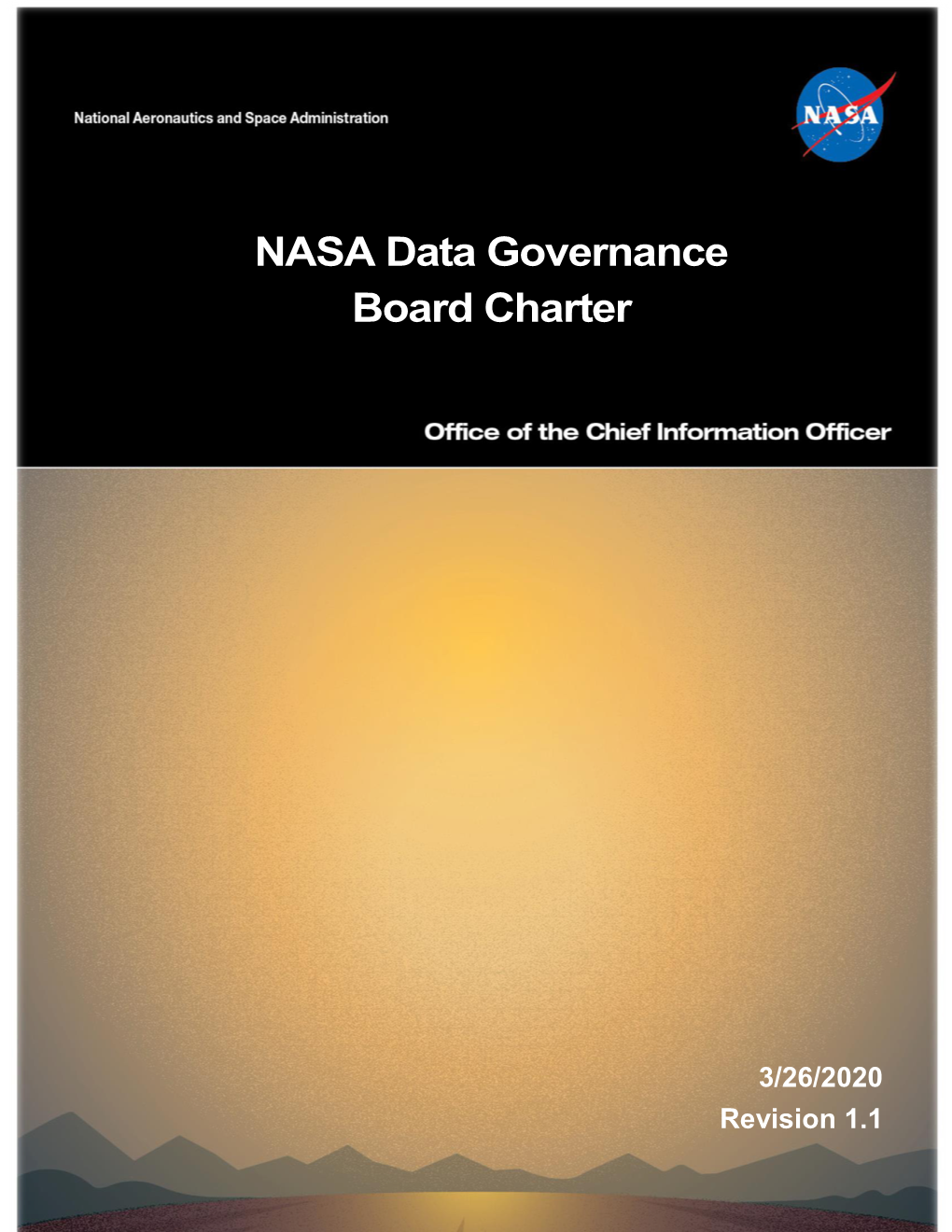 NASA Data Governance Board Charter