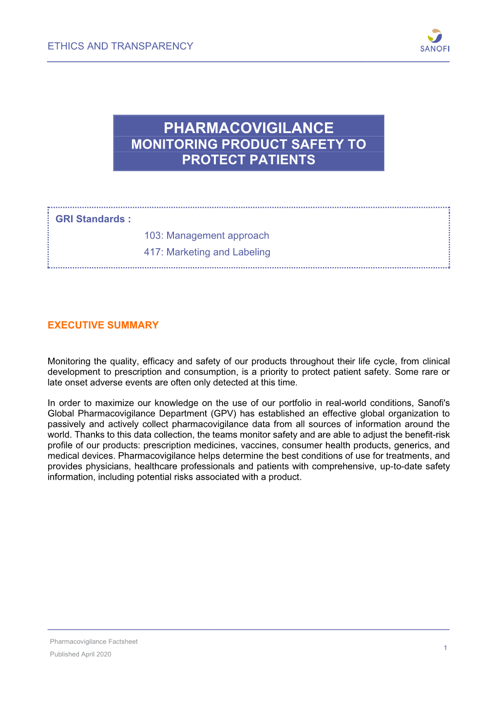 Pharmacovigilance Monitoring Product Safety to Protect Patients