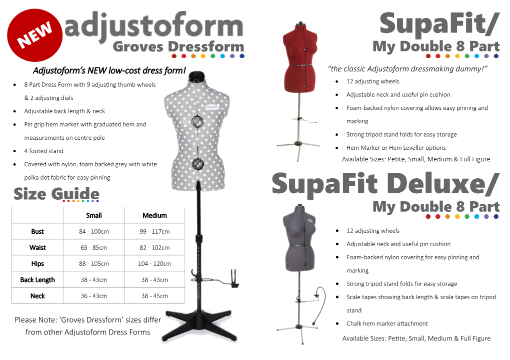 Supafit Deluxe/ My Double 8 Part Small Medium