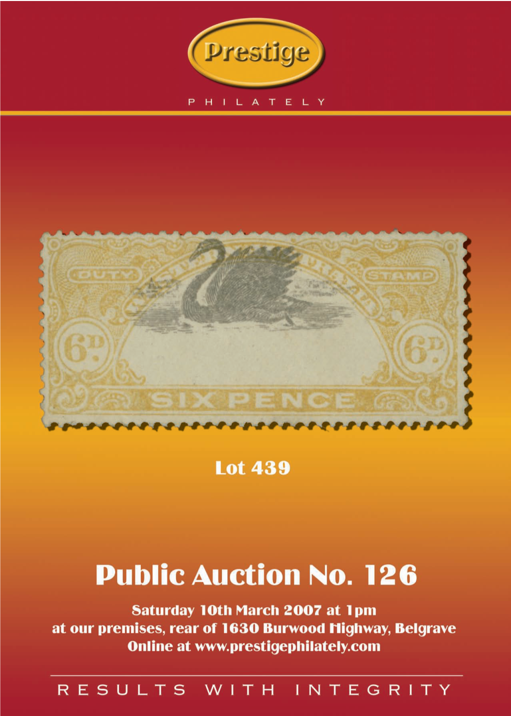 Auction Catalogue For126