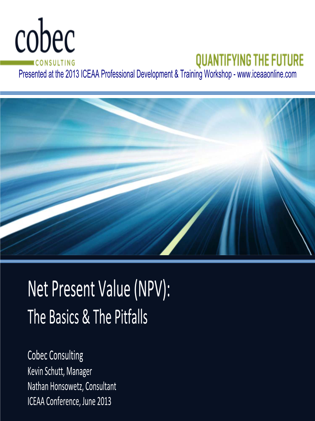 Net Present Value (NPV): the Basics & the Pitfalls
