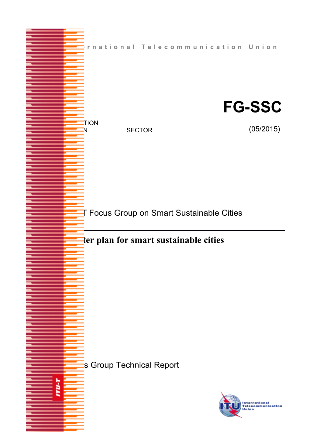 Master Plan for Smart Sustainable Cities