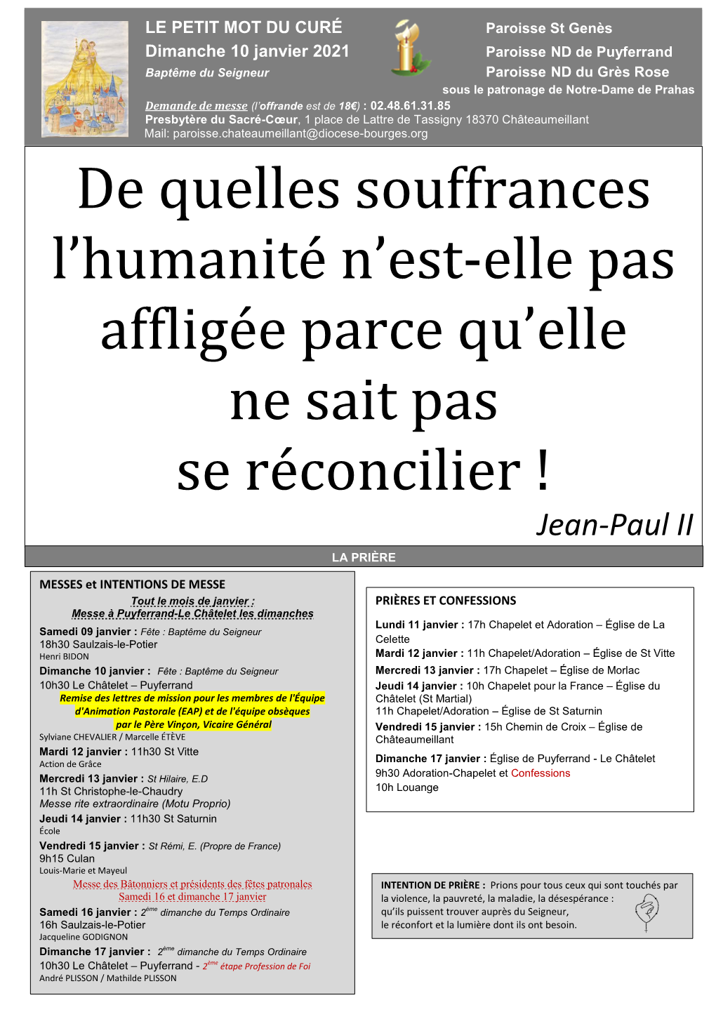 De Quelles Souffrances L'humanité N'est-Elle Pas