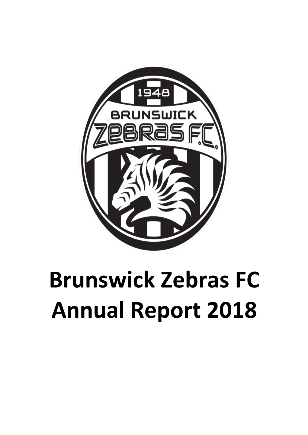 Brunswick Zebras FC Annual Report 2018