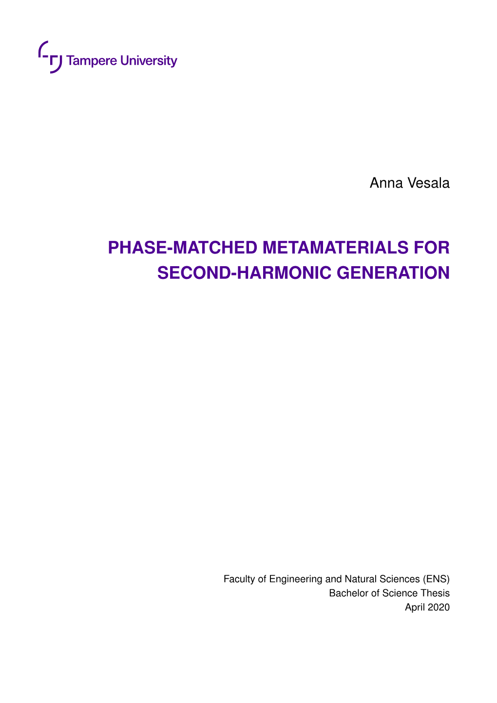 Phase-Matched Metamaterials for Second-Harmonic Generation