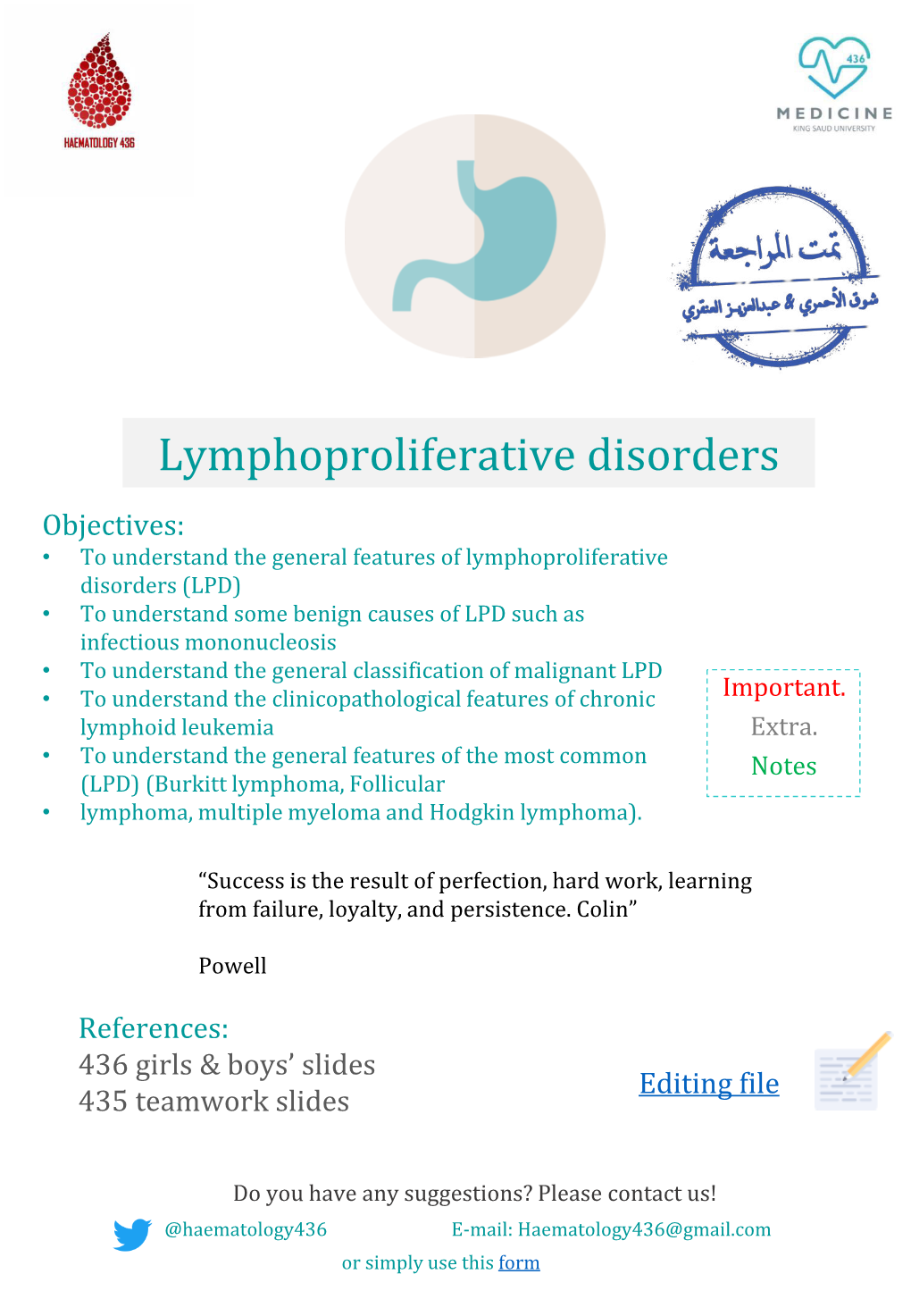 Lymphoproliferative Disorders