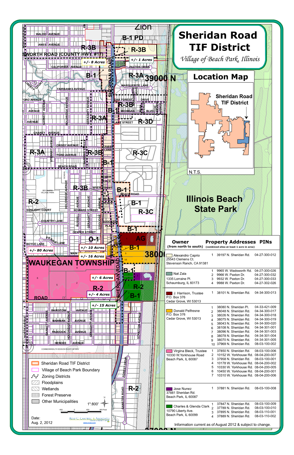 Sheridan Road TIF District T 5 10330 W