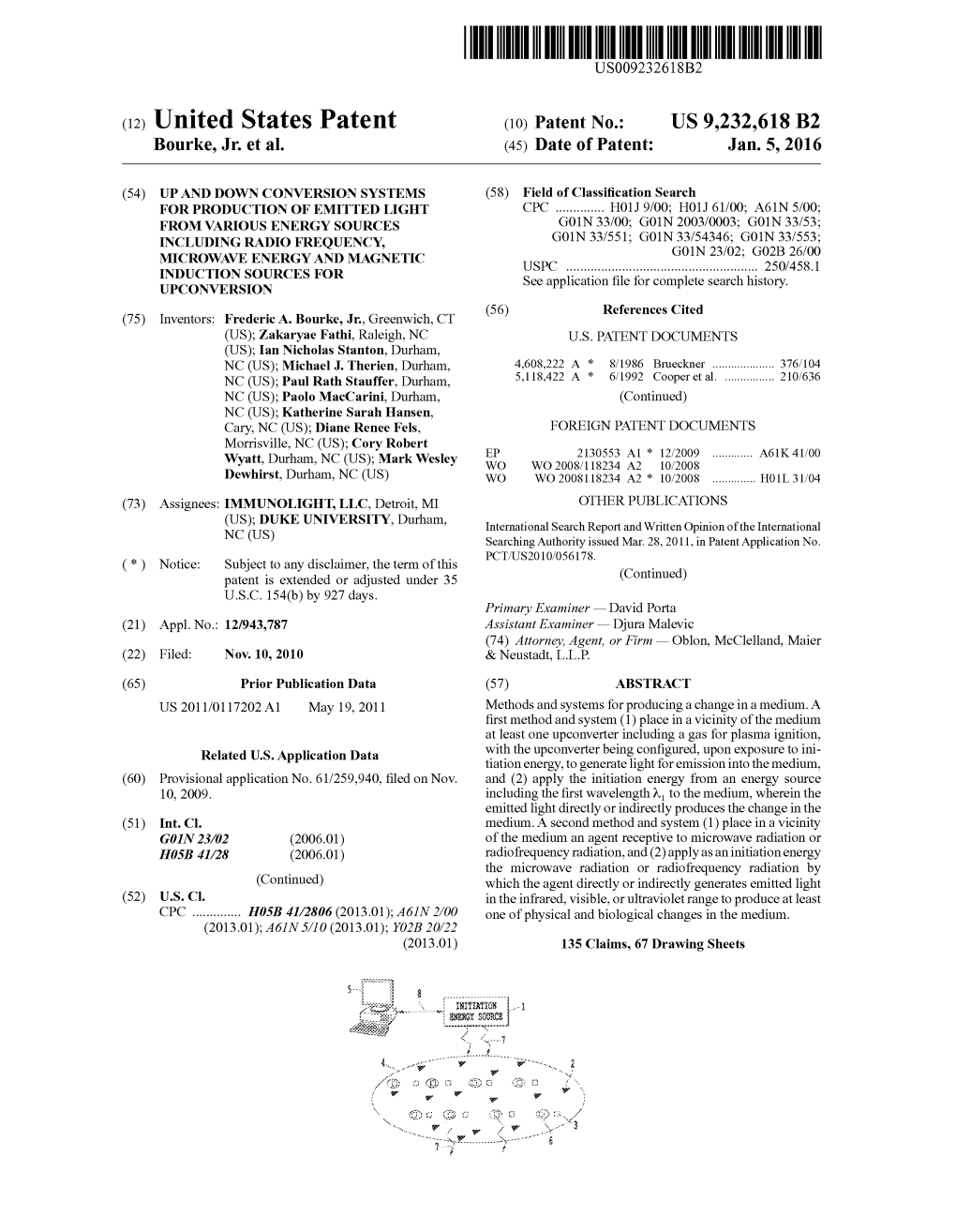 (12) United States Patent (10) Patent No.: US 9.232,618 B2 Bourke, Jr