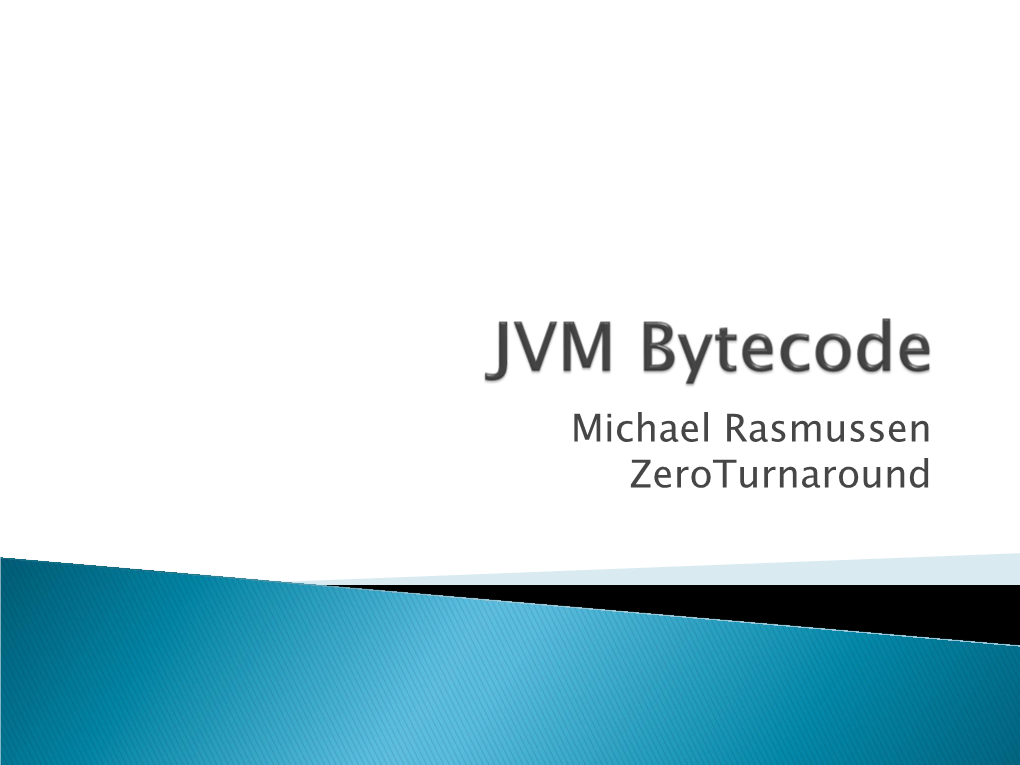 JVM Bytecode