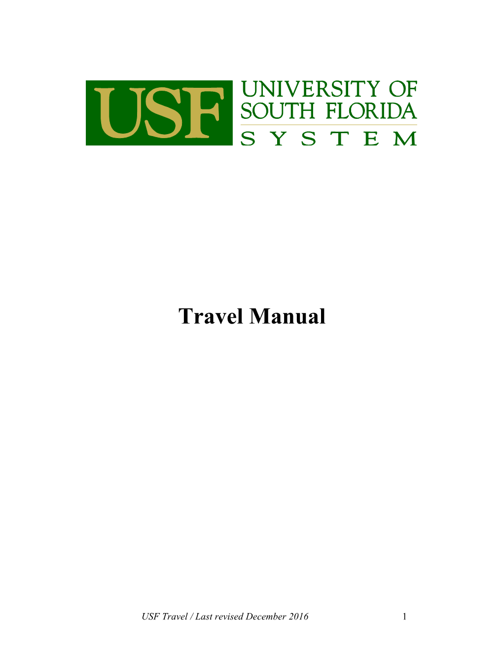 Travel Manual