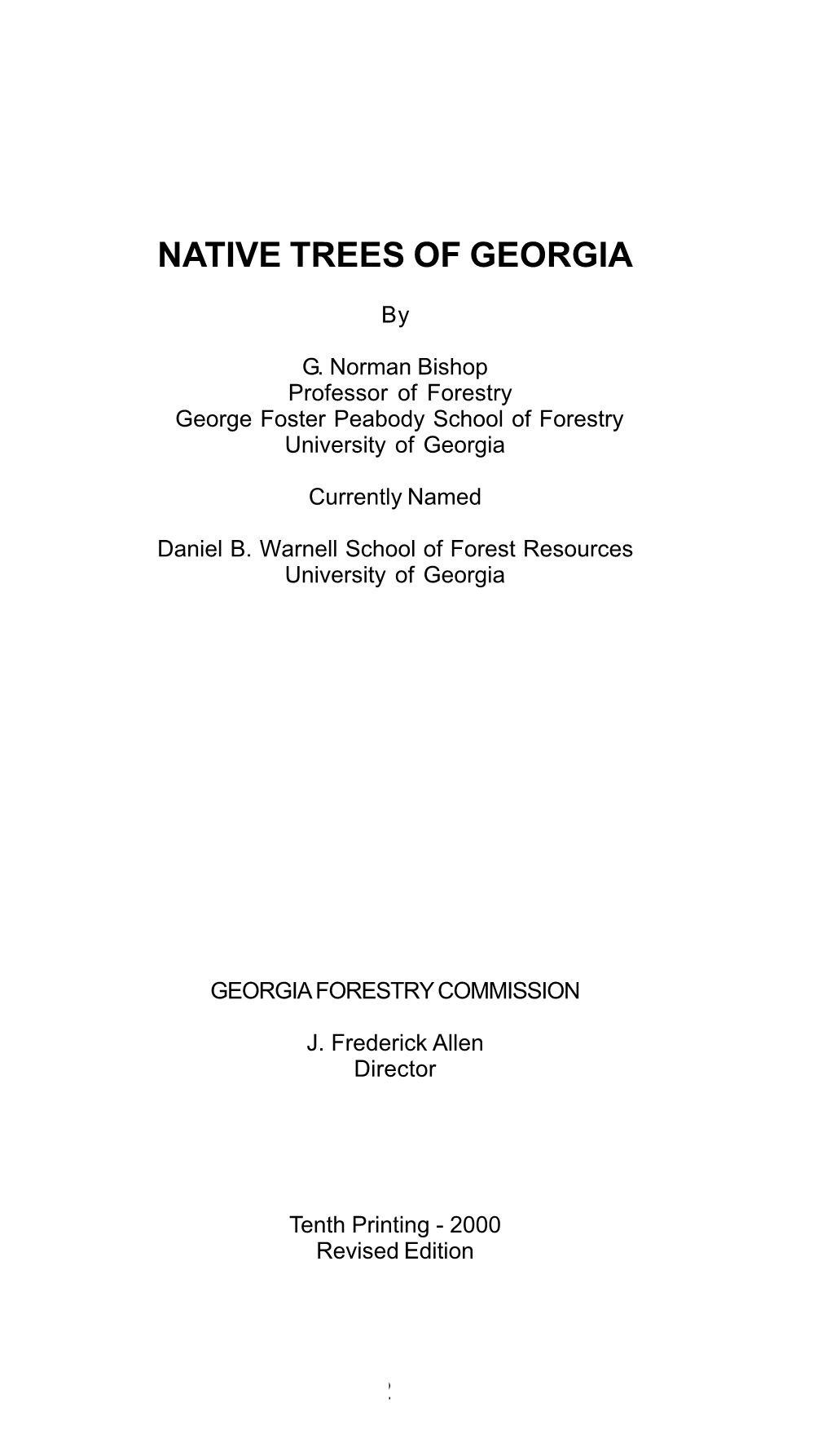 Native Trees of Georgia.Pdf