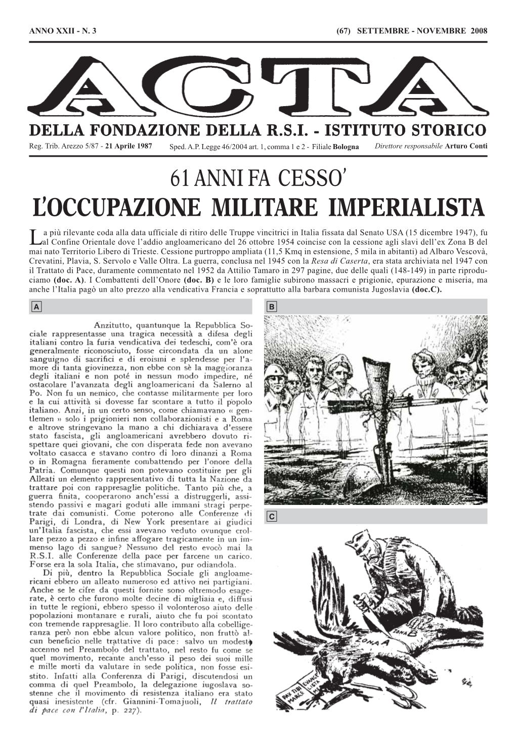 L'occupazione Militare Imperialista