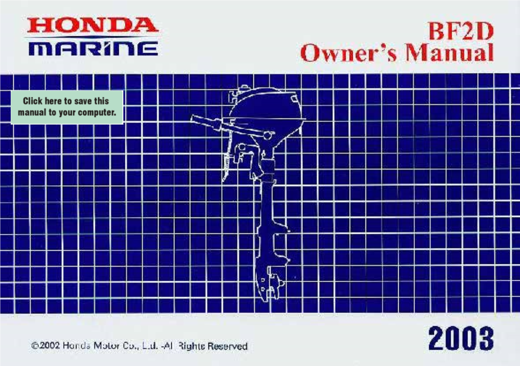 Outboard Motor Safety