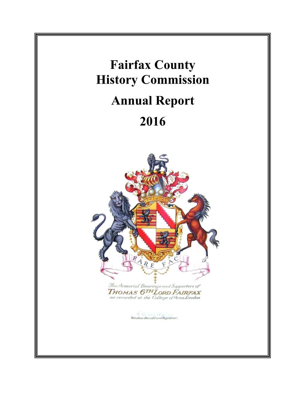 2016 FCHC Annual Report