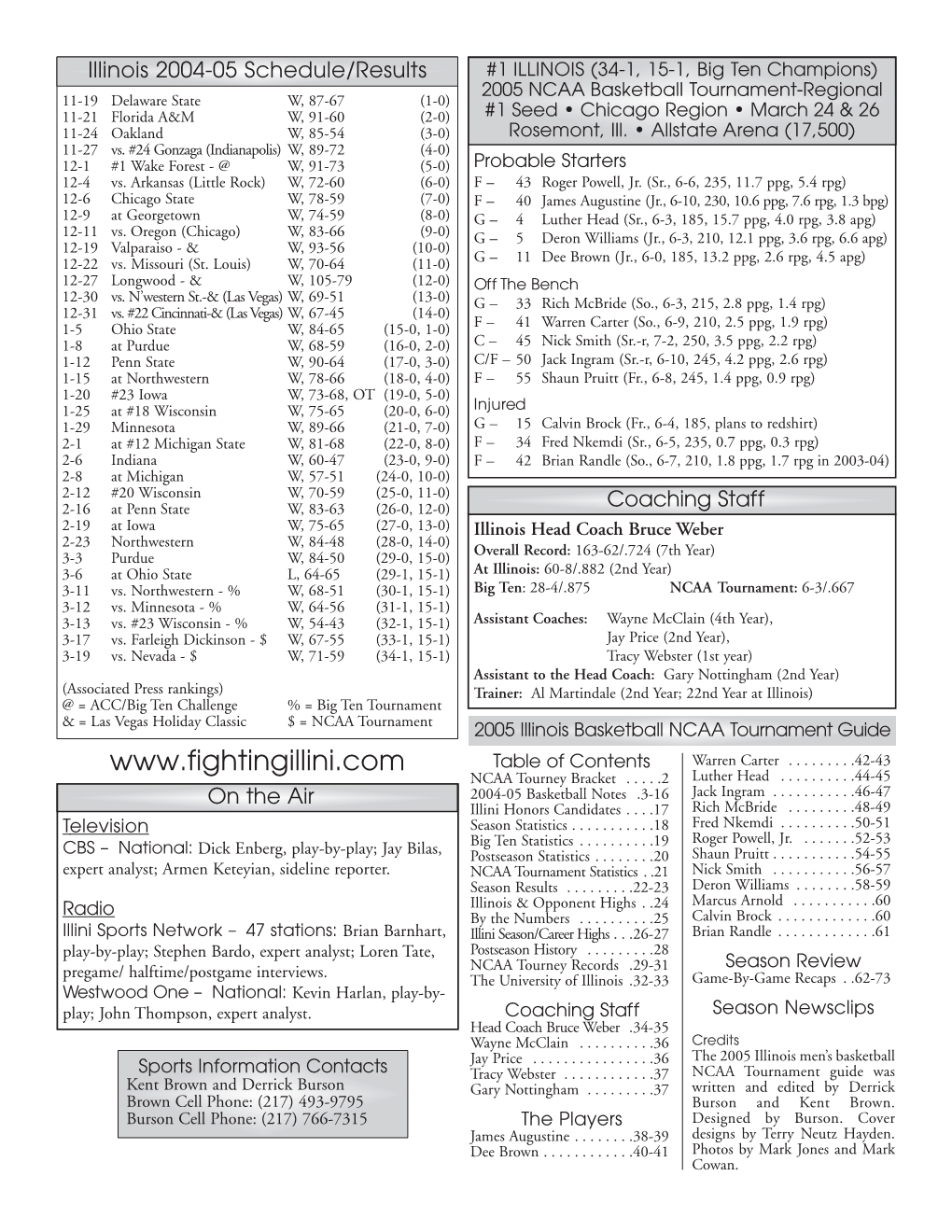 Table of Contents Warren Carter