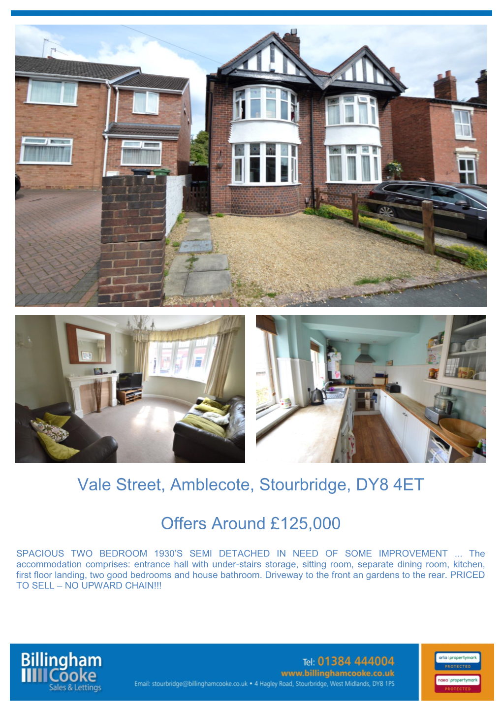 Vale Street, Amblecote, Stourbridge, DY8 4ET Offers