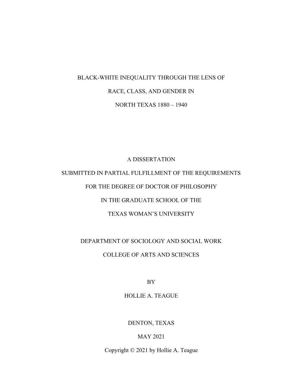 TEAGUE-DISSERTATION-2021.Pdf