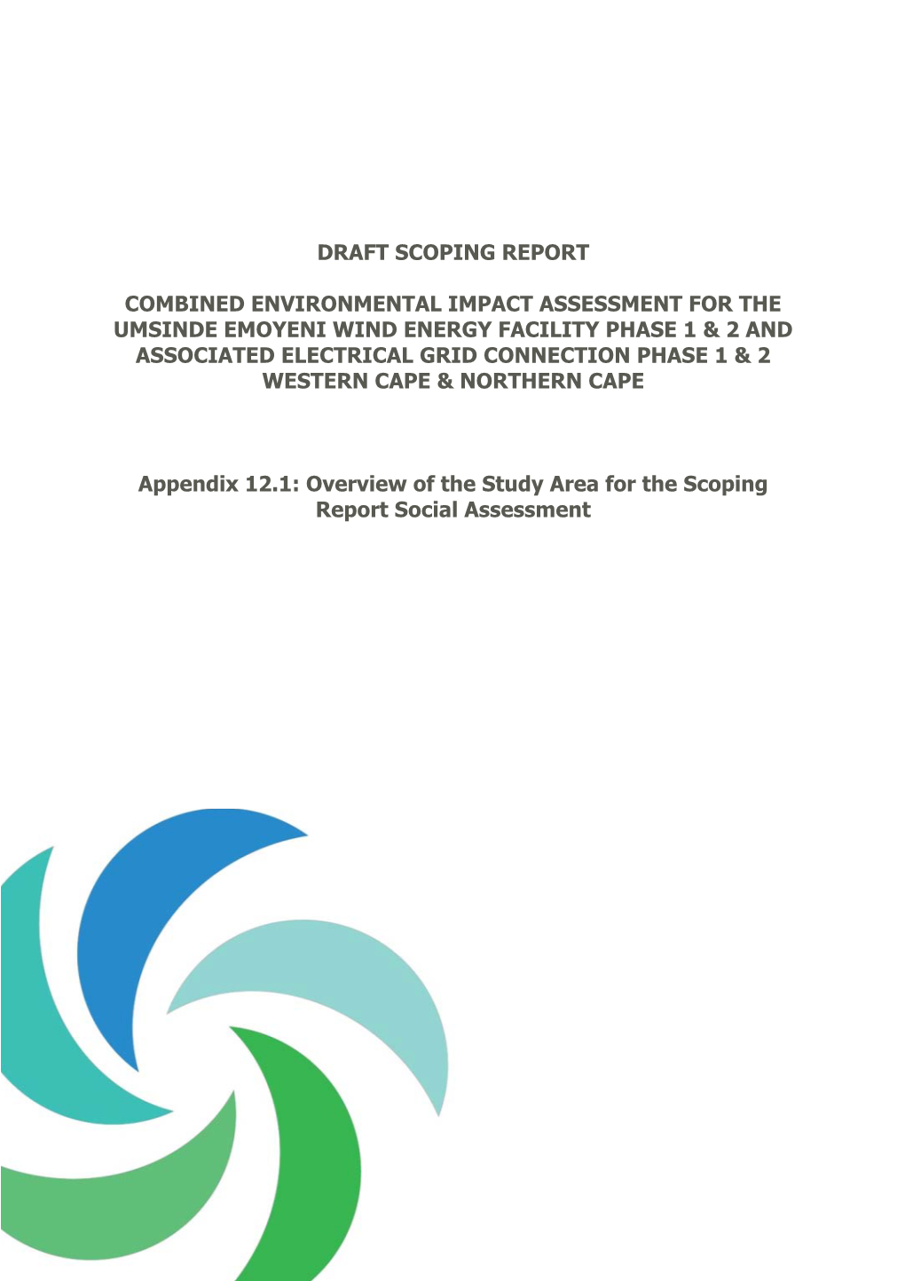 Draft Scoping Report Combined Environmental