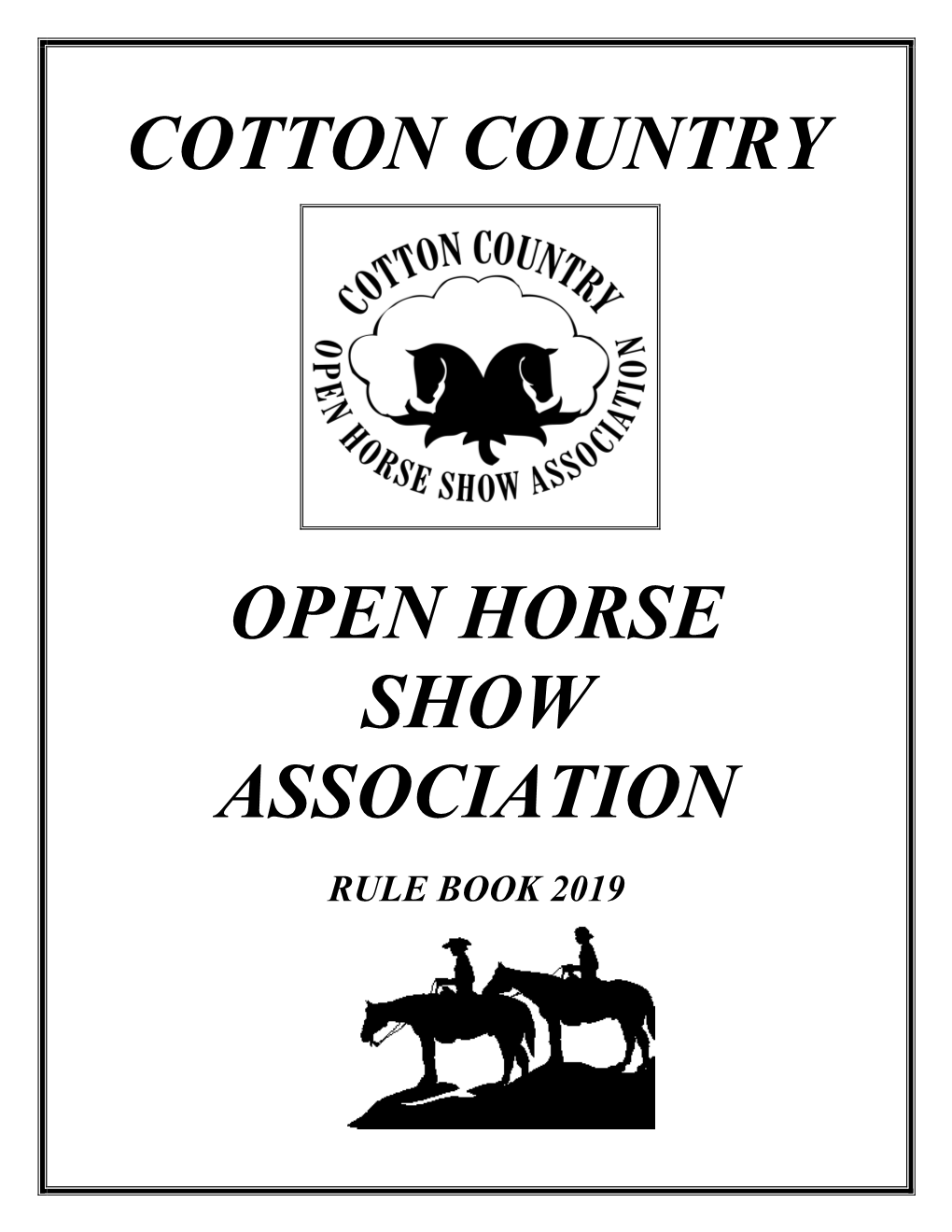 Cotton Country Open Horse Show Association