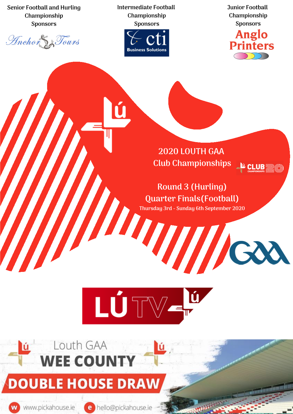 2020 LOUTH GAA Club Championships Round 3 (Hurling