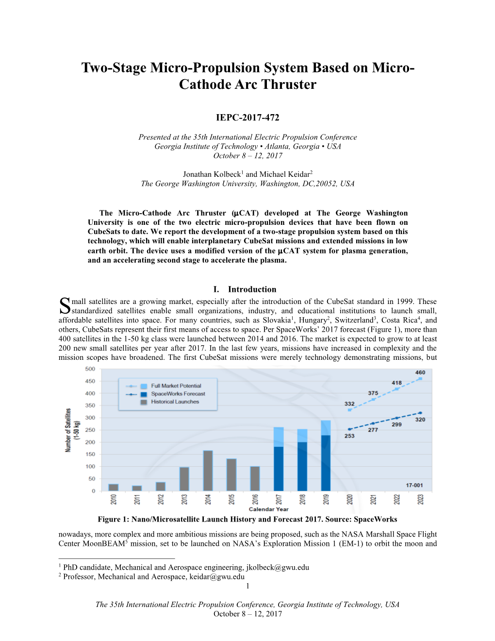 Cathode Arc Thruster