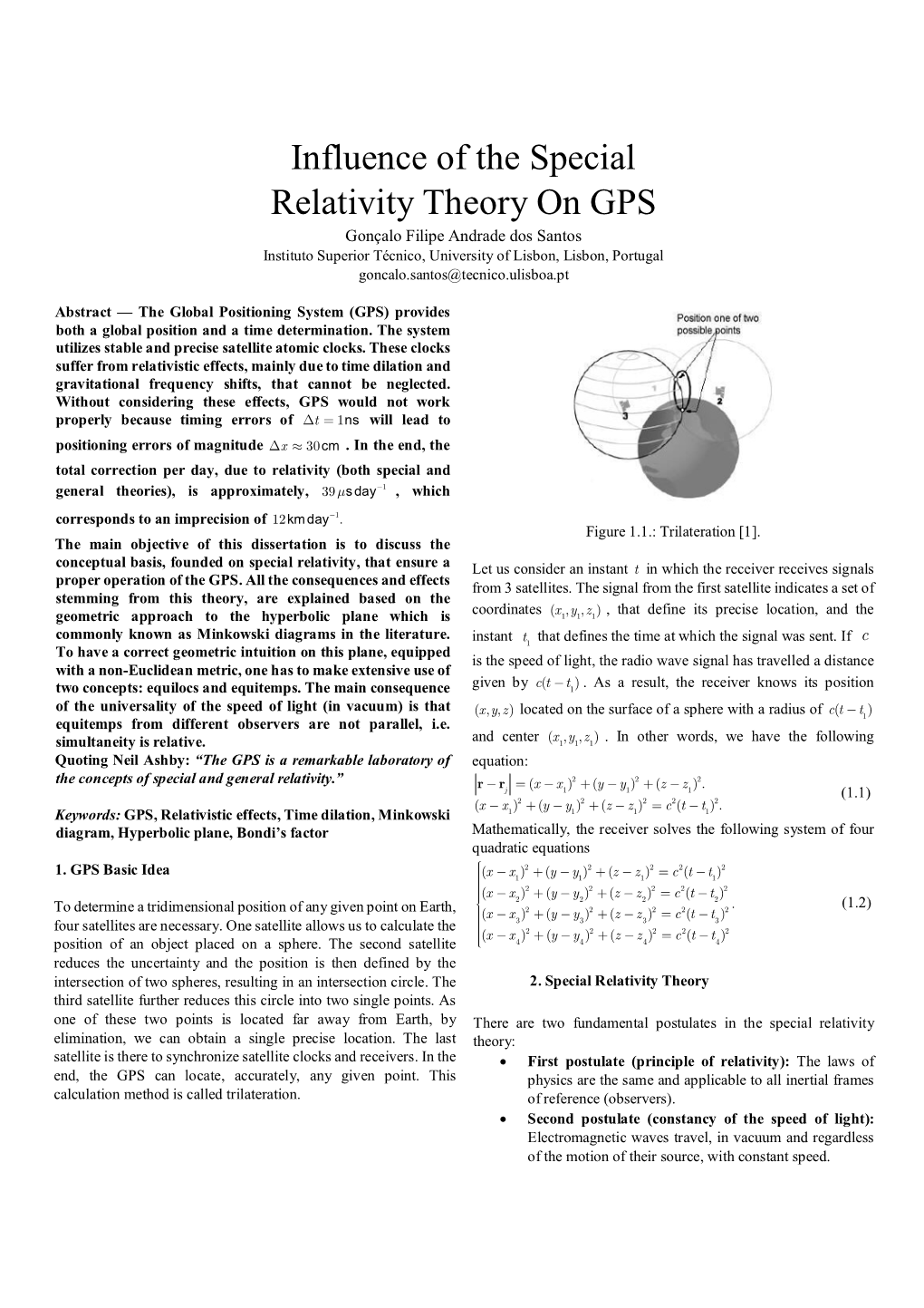 Influence of the Special Relativity Theory On