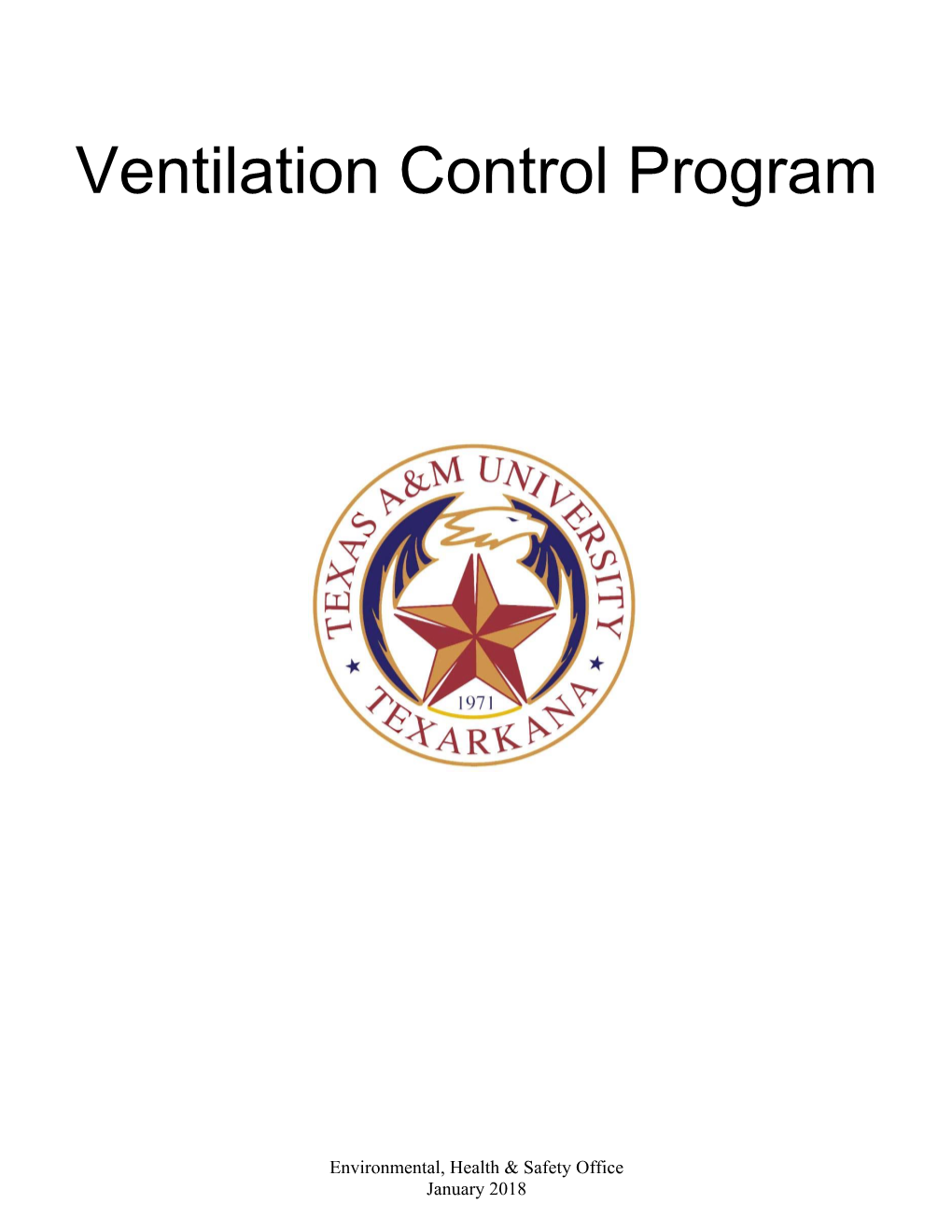 Ventilation Control Program