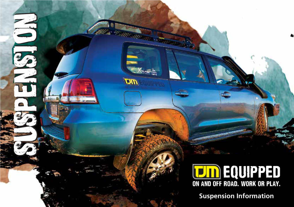 TJM 4X4 Performance Suspension Parts Brochure