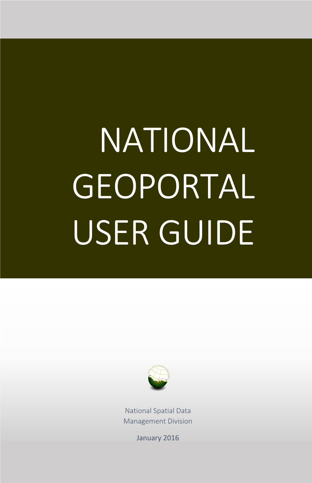 National Geoportal User Guide