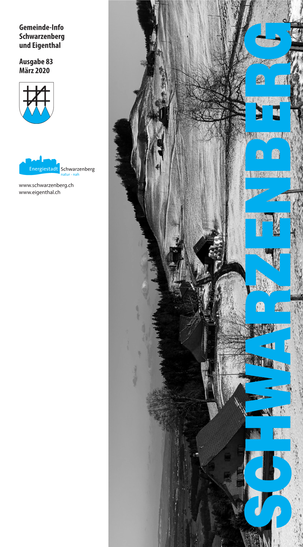 Gemeinde-Info Schwarzenberg Und Eigenthal Ausgabe 83 März 2020