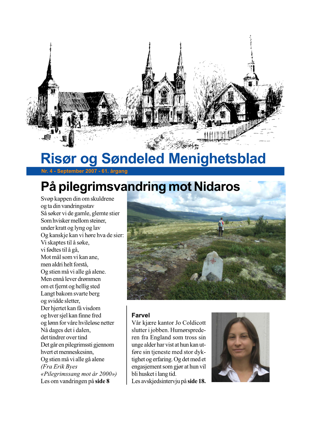 Risør Og Søndeled Menighetsblad Nr