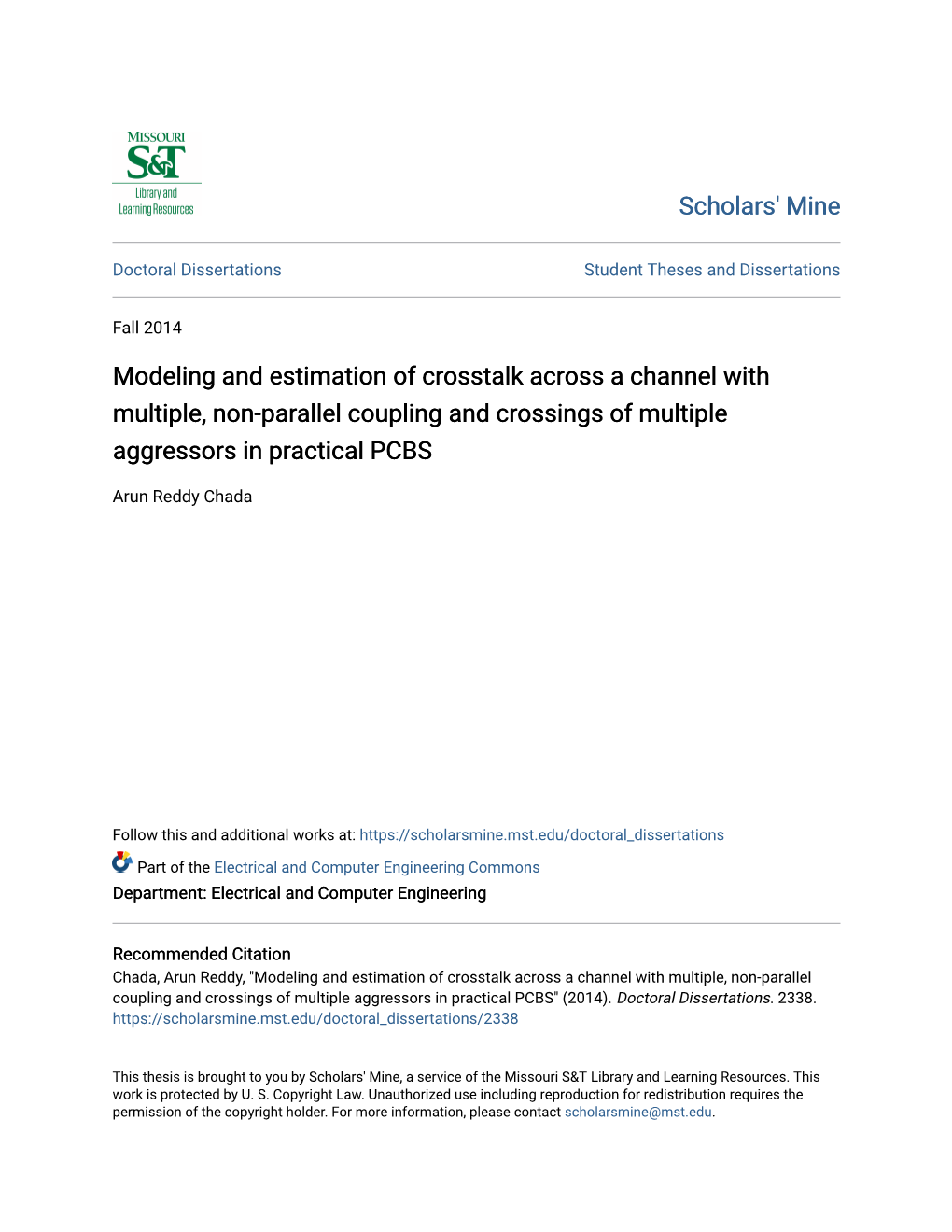 Modeling and Estimation of Crosstalk Across a Channel with Multiple, Non-Parallel Coupling and Crossings of Multiple Aggressors in Practical PCBS