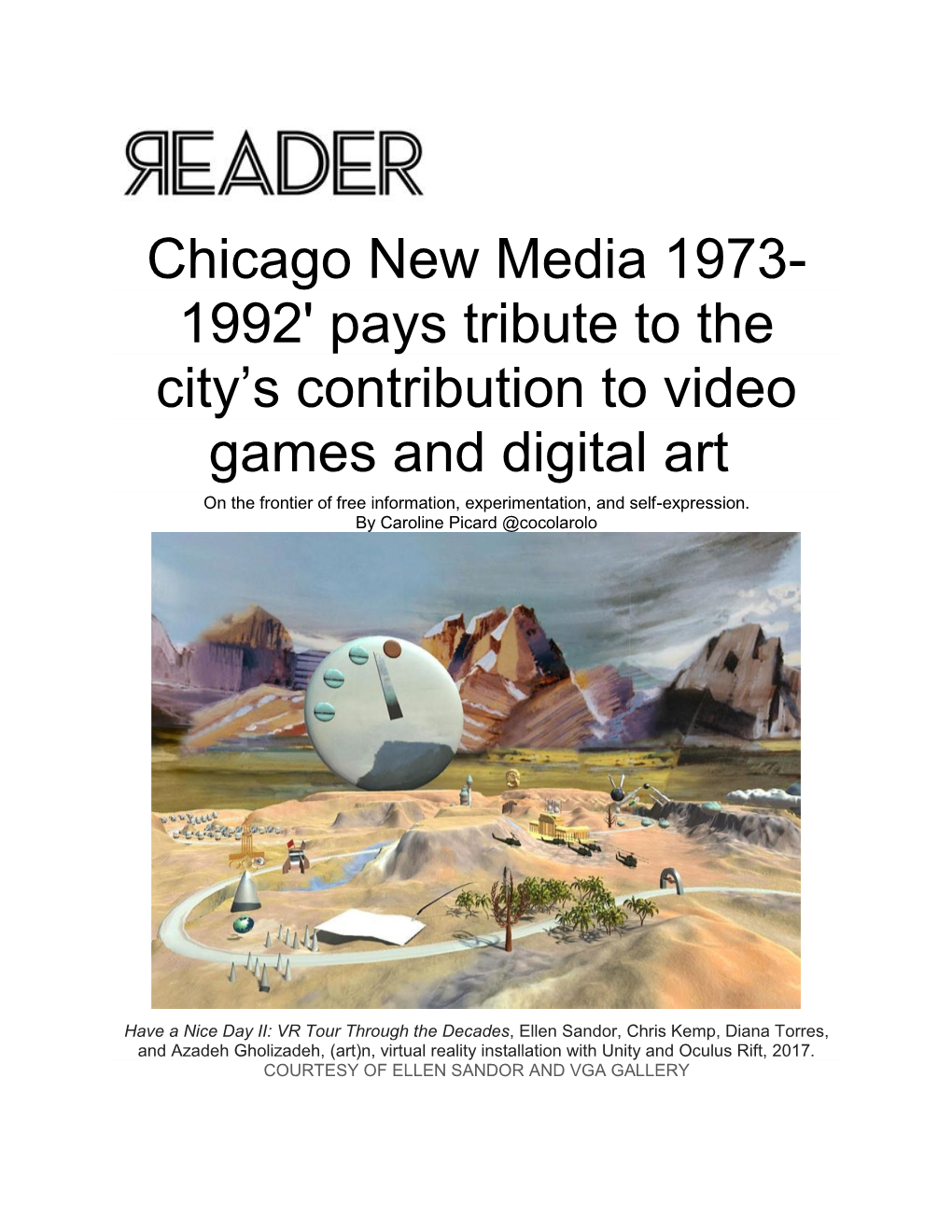 Chicago New Media 1973- 1992' Pays Tribute to the City's Contribution to Video Games and Digital