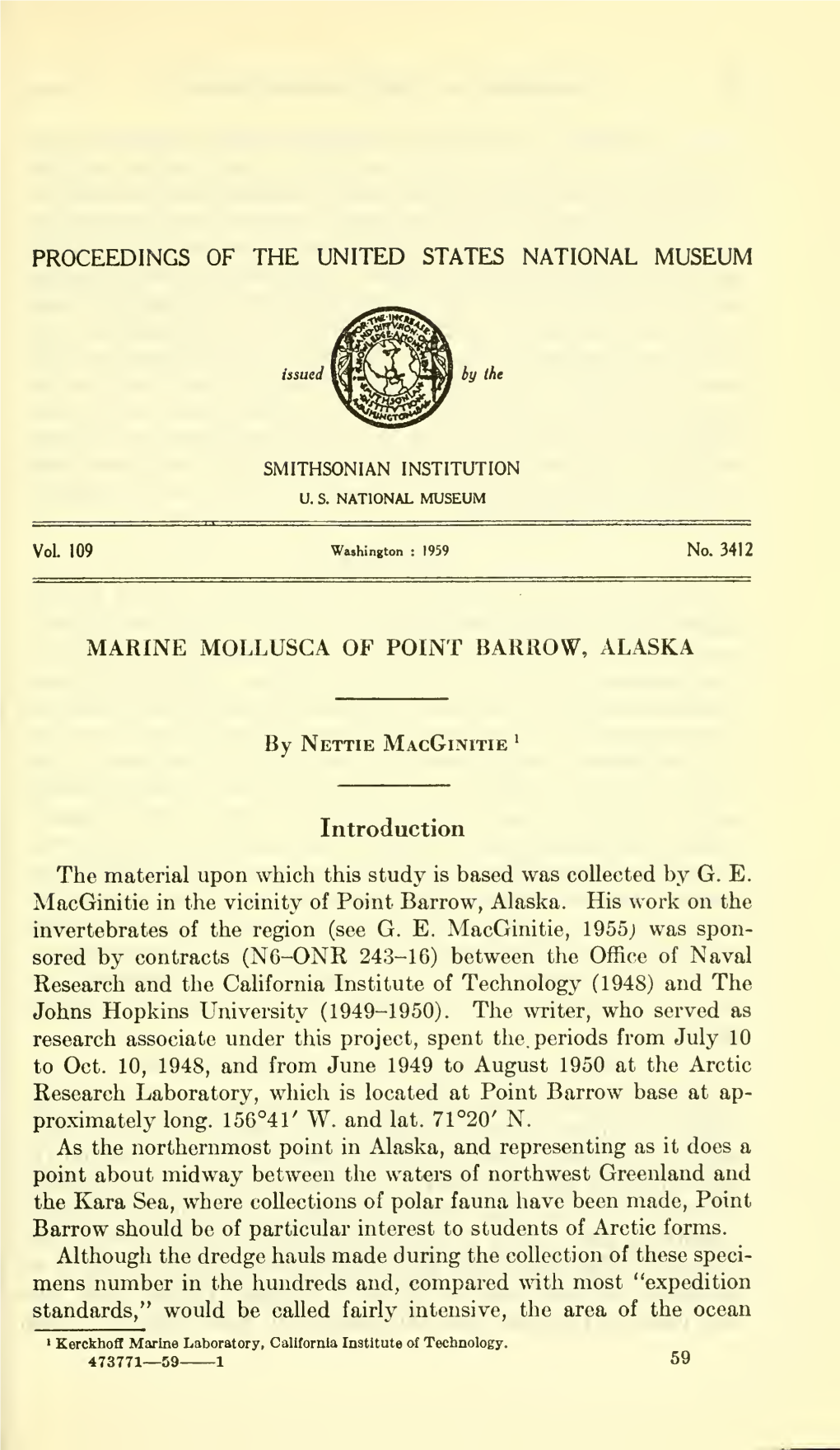 Proceedings of the United States National Museum