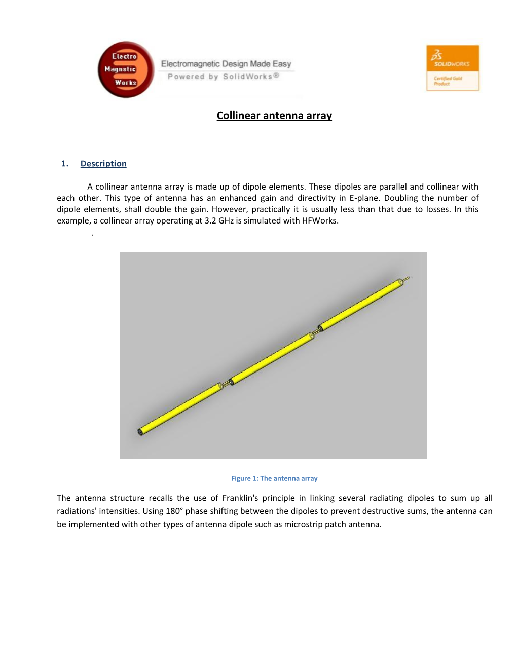 Collinear Antenna Array