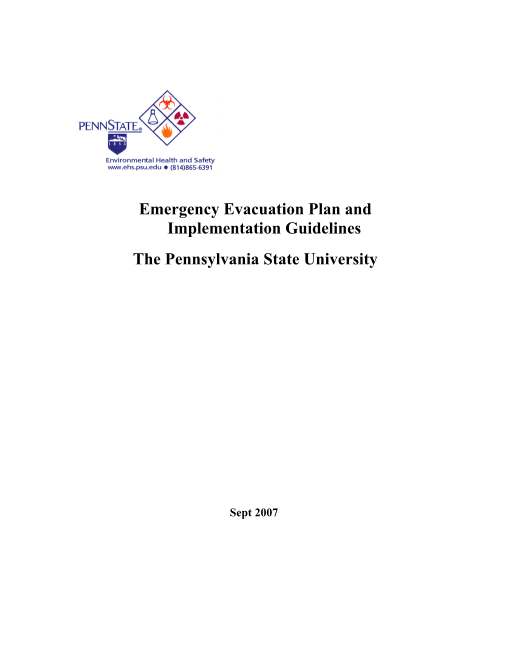 Building Emergency Coordinator From Emergency Procedures Plan