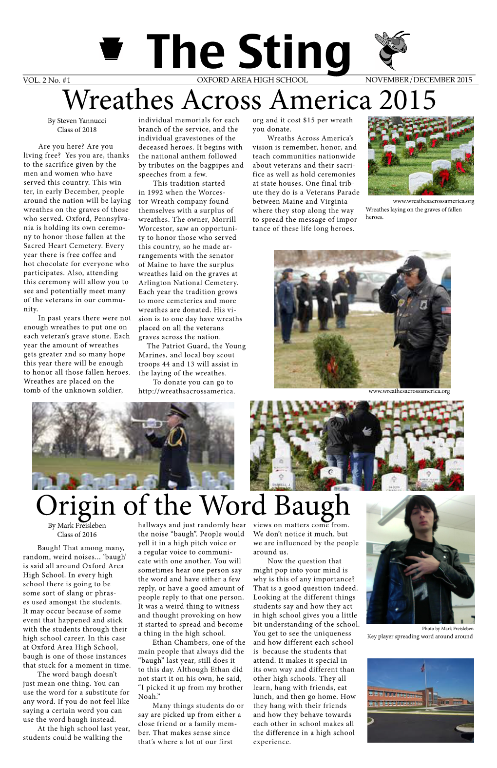 Origin of the Word Baugh Wreathes Across America 2015