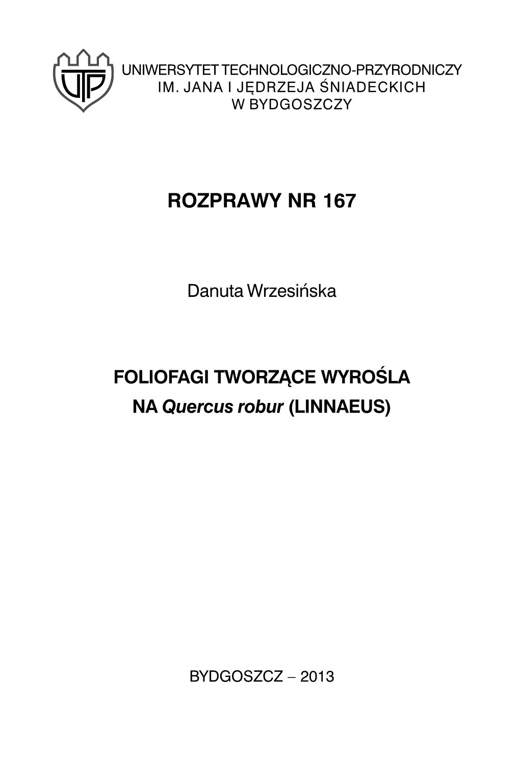 Rozprawy Nr 167