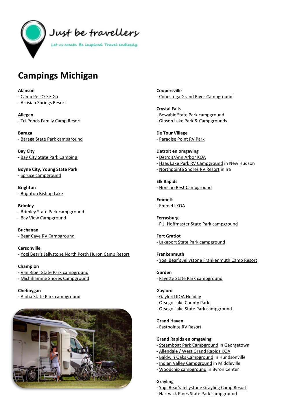 Campings Michigan