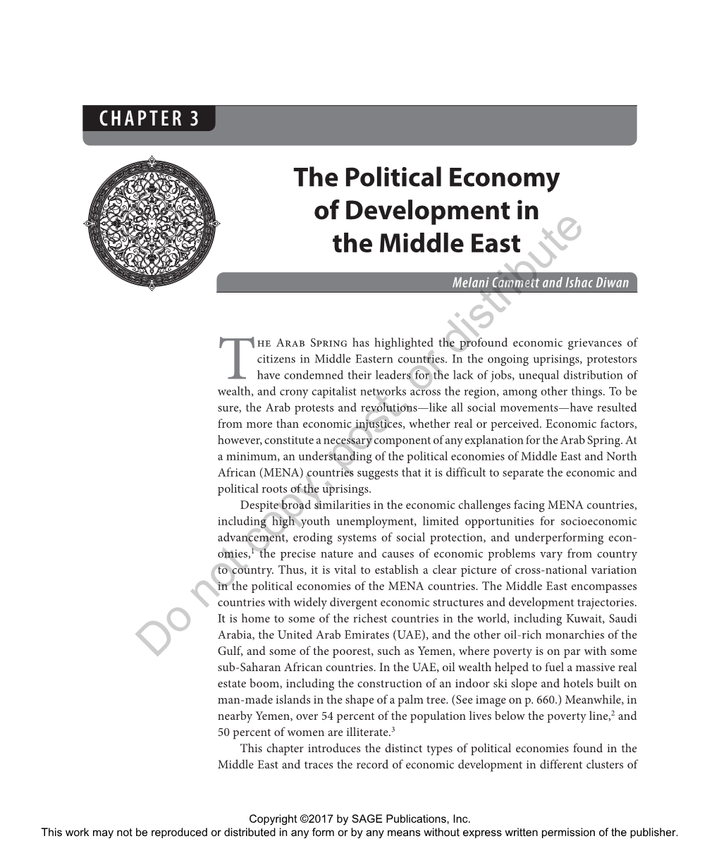 The Political Economy of Development in the Middle East