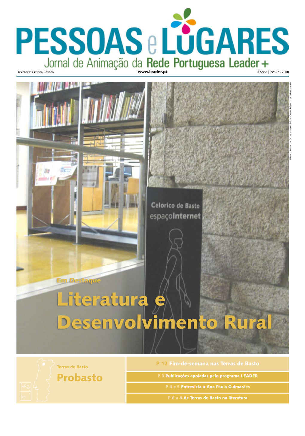 Terras De Basto Em Destaque: Literatura E Desenvolvimento Rural