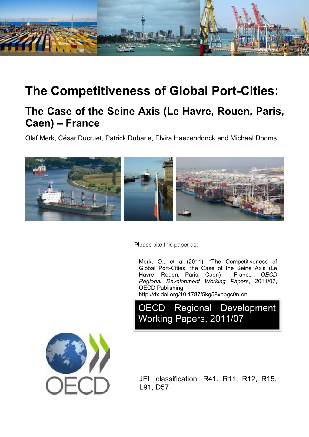 The Competitiveness of Global Port-Cities