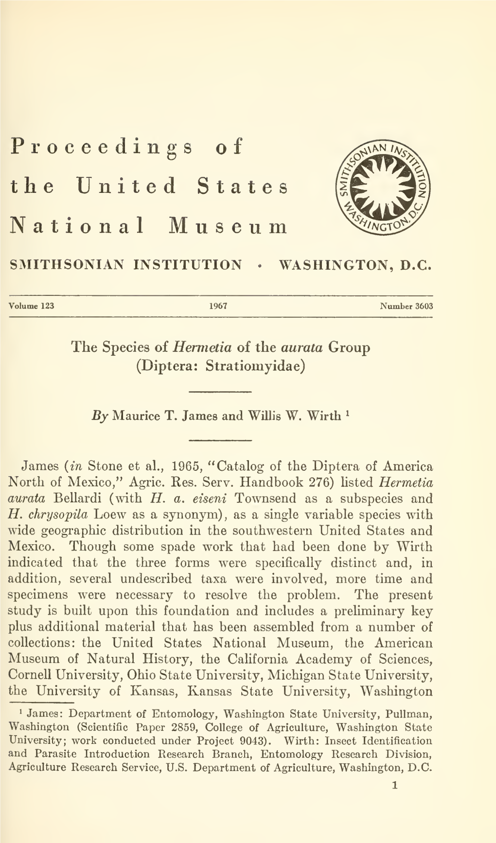 Proceedings of the United States National Museum