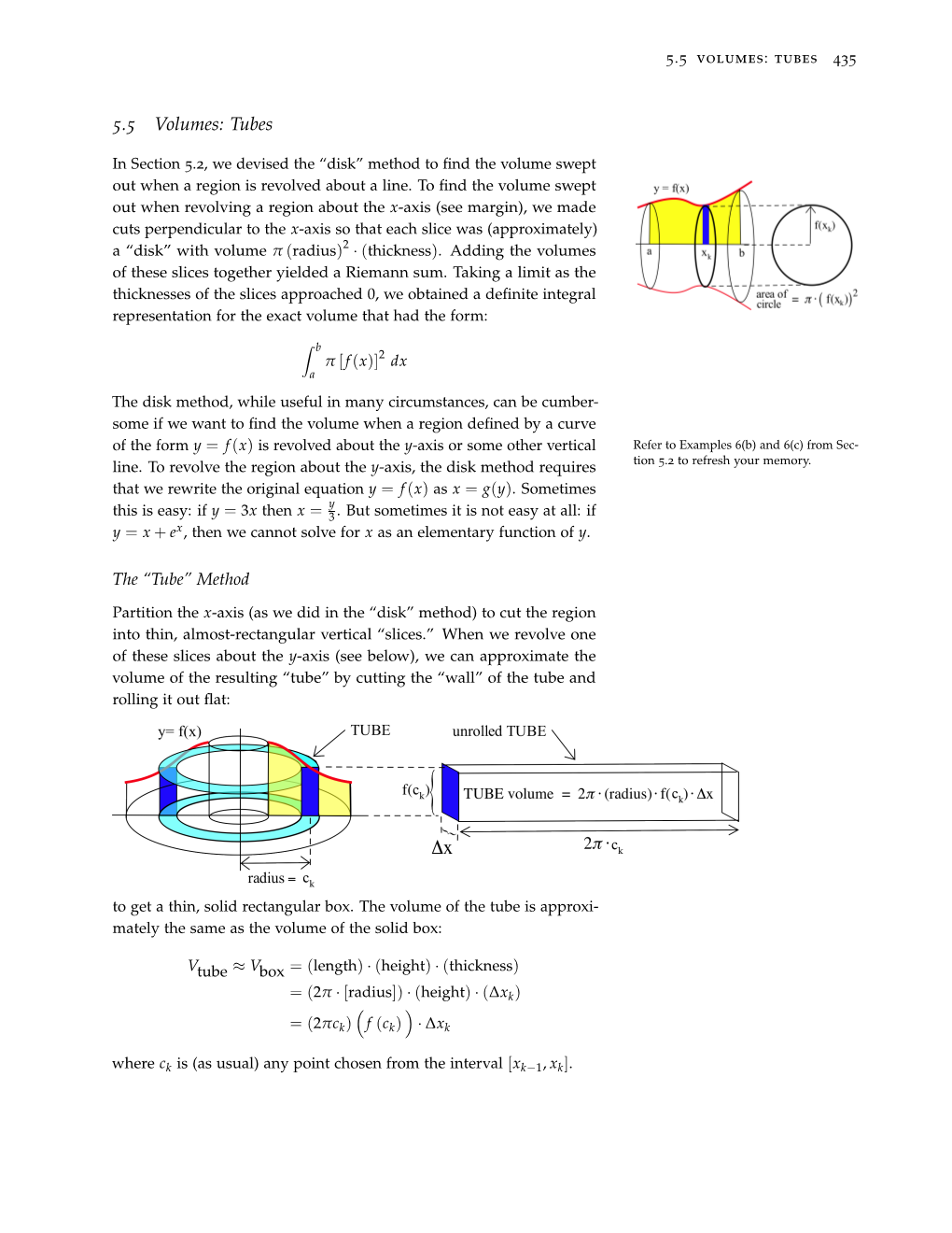 5.5 Volumes: Tubes 435