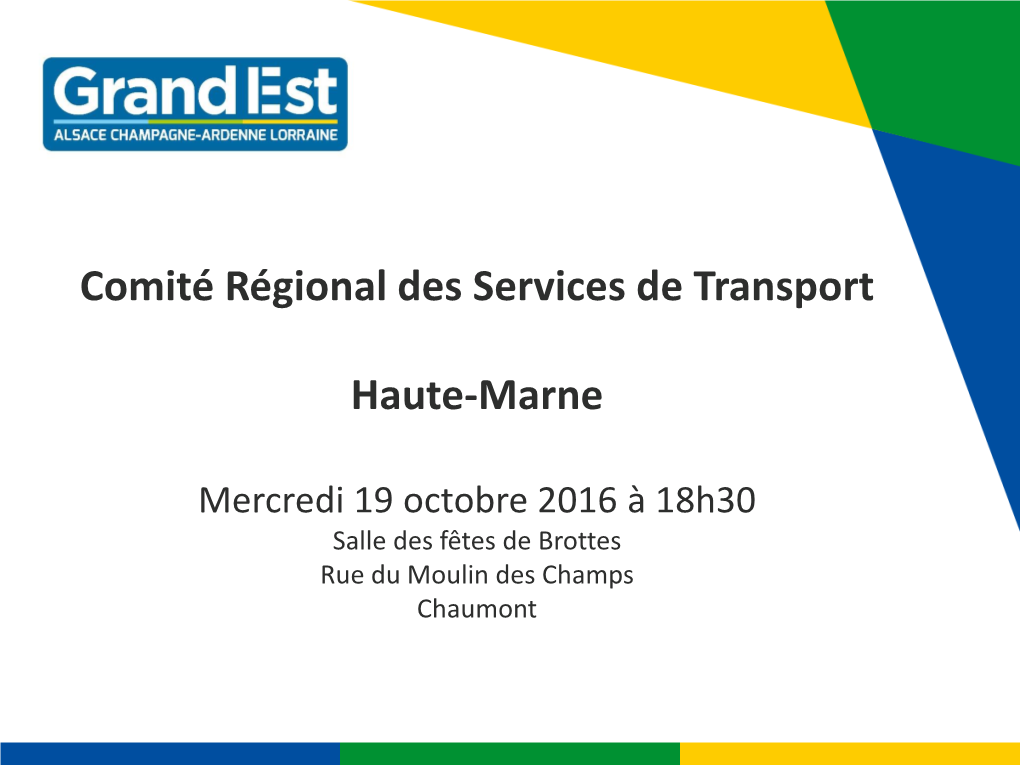 COREST Haute-Marne 19/10/2016