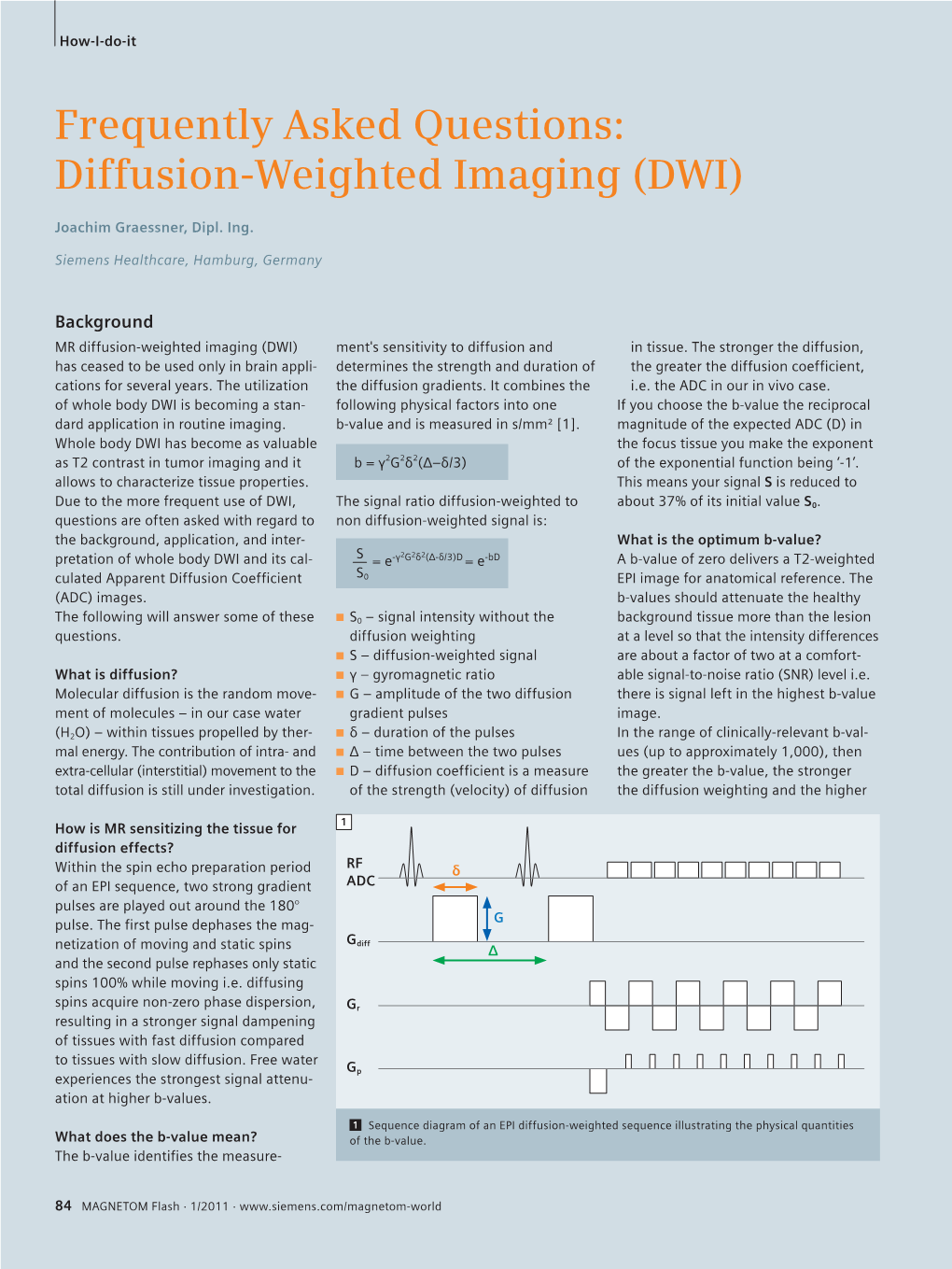 Diffusion-Weighted Imaging (DWI)