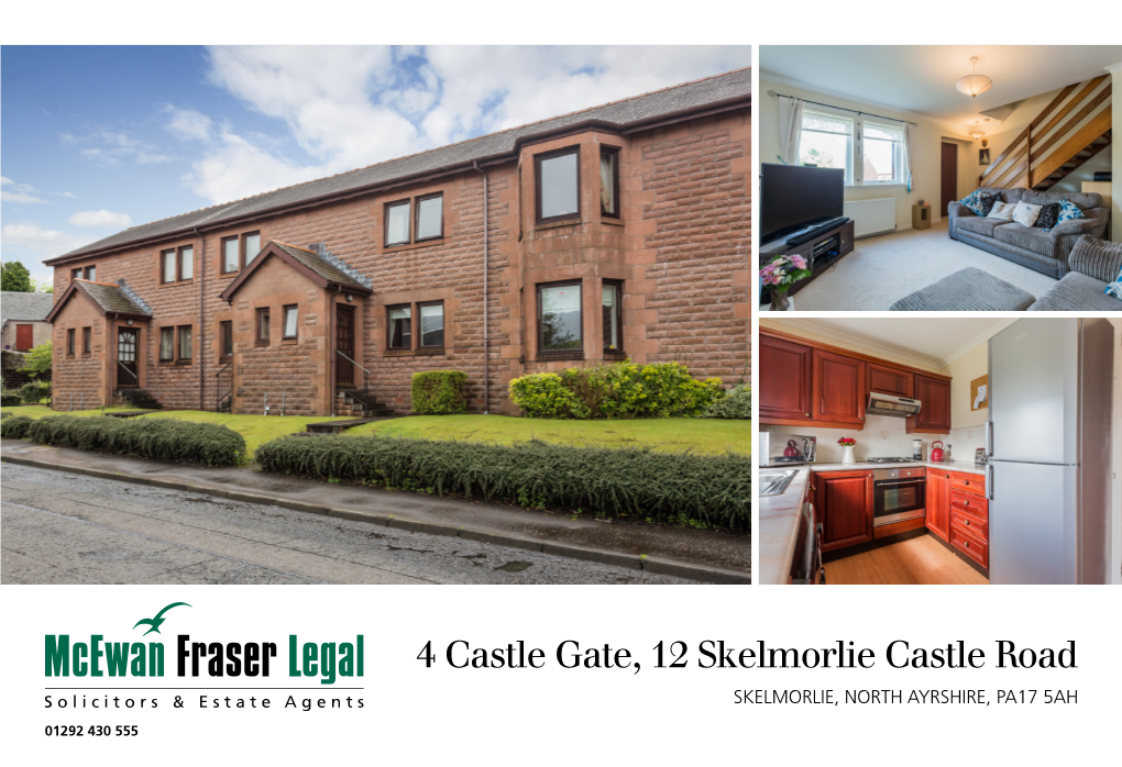 4 Castle Gate, 12 Skelmorlie Castle Road SKELMORLIE, NORTH AYRSHIRE, PA17 5AH