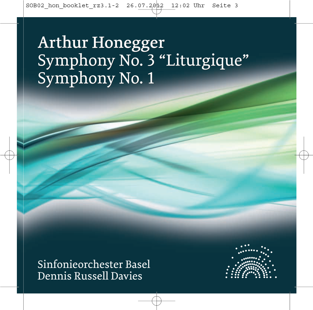 Arthur Honegger Symphony No. 3 “Liturgique” Symphony No