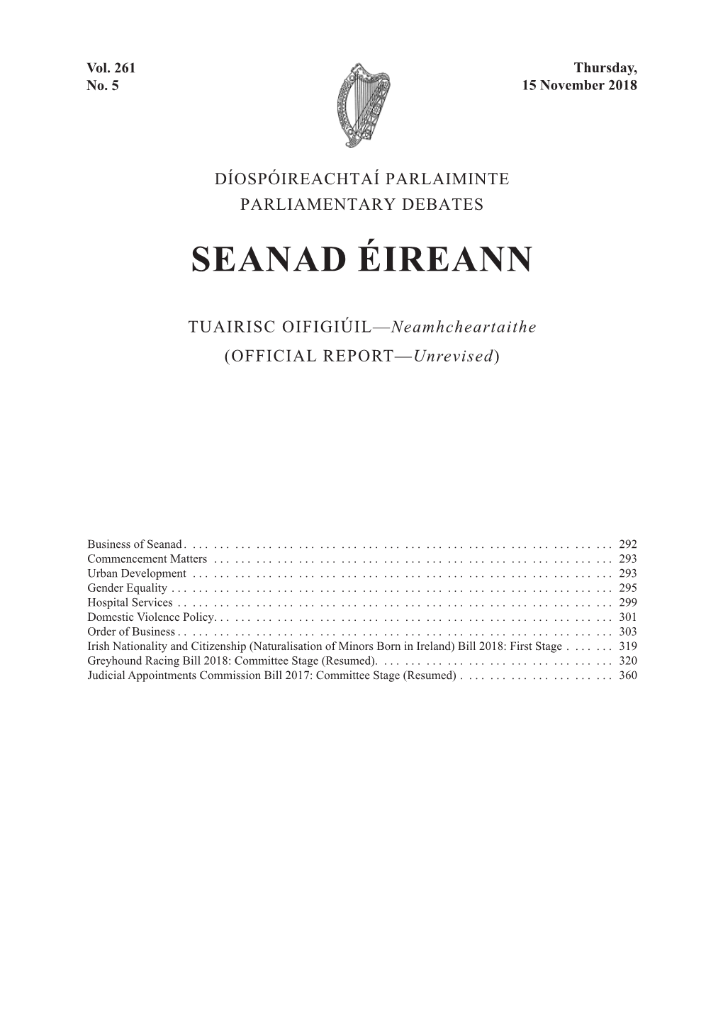 Seanad Éireann